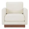 Image 2 : BNIB Moe's - VERNON ACCENT CHAIR WHITE - RP: $1,699 - Dimensions: 33.5"W x 35.4"D x 30.7"H - Model:
