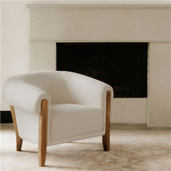 BNIB Moe's - JONES ACCENT CHAIR OAT - RP:  $1,899 - Dimensions: 37.75"W x 34.1"D x 30.7"H - Model: F