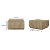 Image 3 : BNIB Moe's - JASPER COFFEE TABLE - RP: $689 - Dimensions: 31.5"W x 31.5"D x 16"H - Model: FR-1038-03