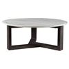 Image 1 : BNIB Moe's - JINXX COFFEE TABLE CHARCOAL GREY - RP: $1,499 - Dimensions: 38"W x 38"D x 15"H - Model: