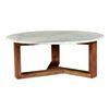 Image 1 : BNIB Moe's - JINXX COFFEE TABLE CHARCOAL BROWN - RP: $1,499 - Dimensions: 38"W x 38"D x 15"H - Model