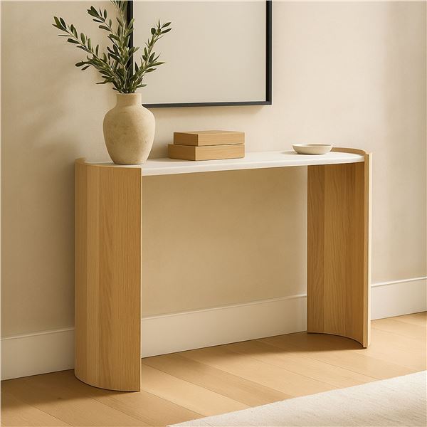 BNIB Moe's - DALA CONSOLE TABLE - RP: $1,749 - Dimensions: 50"W x 17"D x 31"H - Model: JD-1046-24-0