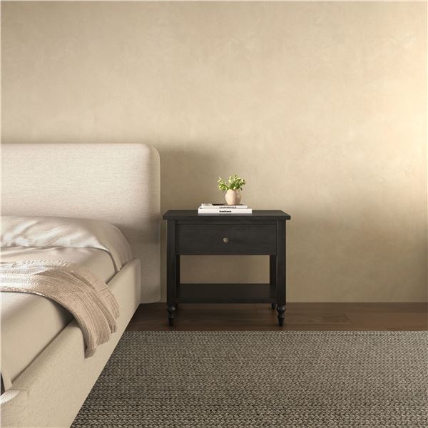 BNIB Moe's - KATHERINE NIGHTSTAND - RP: $969 - Dimensions: 30"W x 18"D x 26"H - Model: JU-1009-02