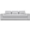 Image 1 : BNIB Moe's - THOMAS SOFA PERFORMANCE FABRIC GREY - RP: $3,949 - Dimensions: 98"W x 41"D x 36"H - Mod