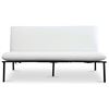 Image 1 : BNIB Moe's - SALMA OUTDOOR SOFA WHITE - RP: $2,349 - Dimensions: 60"W x 35.5"D x 33.5"H - Model: MO-
