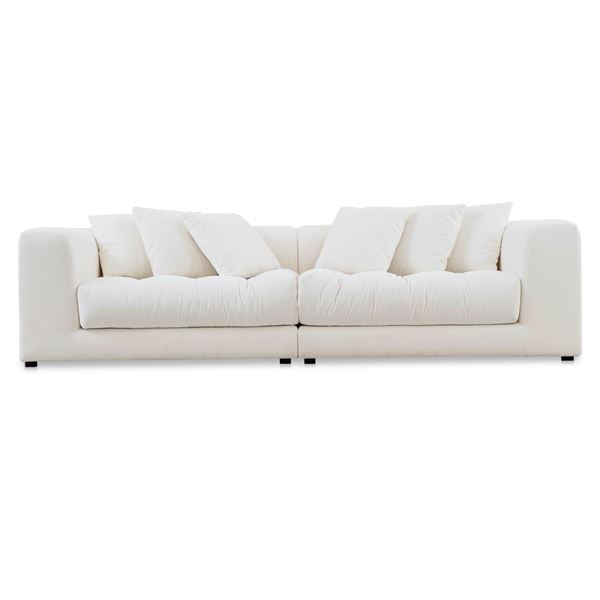 BNIB Moe's -DAVIE SOFA WARM WHITE - RP: $4,499 - Dimensions: 104"W x 43.3"D x 30.7"H - Model: MO-102