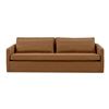 Image 1 : BNIB Moe's - PHOEBE SOFA RUST - RP: $3,599 - Dimensions: 91.3"W x 39.4"D x 28.9"H - Model: MO-1028-1