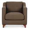 Image 1 : BNIB Moe's - HEWITT ACCENT CHAIR WARM GREY - RP: $1,299 - Dimensions: 32"W x 32"D x 31.5"H - Model: