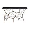 Image 1 : BNIB Moe's - NATE SLATE CONSOLE TABLE - RP: $1,349 - Dimensions: 51"W x 16"D x 30.5"H - Model: QJ-10