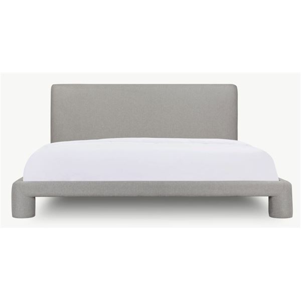 BNIB Sunday's - LUNAR KING BED SILVER - RP: $2,150 - Dimensions: 83"W x 90"D x 43.5"H -  Model: BED-