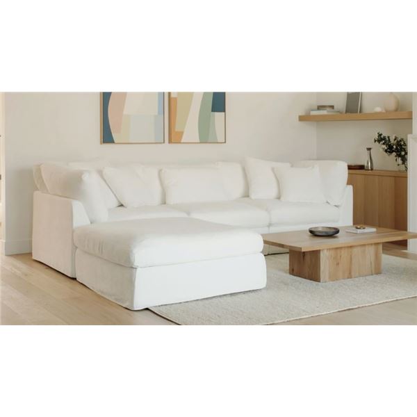 BNIB Sunday's - Get Together Modular 4 pcs Sectional Standard - Colour:Sea Salt - RP:$6250