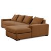 Image 3 : BNIB Moe's - THOMAS SECTIONAL PERFORMANCE FABRIC RUST RIGHT HAND FACING - RP: $5349 - Model: MO-1004