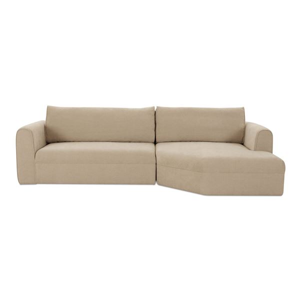 BNIB Moe's - MADRID SECTIONAL HERITAGE COOL BEIGE RIGHT HAND FACING - RP: $4449 - Model: OA-1058-34-