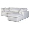 Image 3 : BNIB Moe's - TERRA 4PC MODULAR SECTIONAL FABRIC WHITE - RP: $5500 - Dimensions: 114.0 W X 76.0