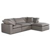 Image 3 : BNIB Moe's - TERRA 4PC MODULAR SECTIONAL LIGHT GREY - RP: $5500 - Dimensions: 114.0W X 76.0"