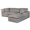 Image 2 : BNIB Moe's - TERRA 4PC MODULAR SECTIONAL LIGHT GREY - RP: $5500 - Dimensions: 114.0W X 76.0"