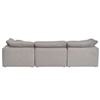 Image 2 : BNIB Moe's - TERRA 3PC MODULAR SOFA LIGHT GREY - RP: $5000 - Dimensions: 114.0W X 76.0"