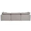 Image 2 : BNIB Moe's - TERRA 3PC MODULAR SOFA LIGHT GREY - RP: $5000 - Dimensions: 114.0W X 76.0"