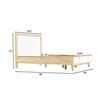 Image 13 : BNIB LH - Ava King Bed - Retails:  1,969.00 -  Dimensions (in):  79 x 85 x 47