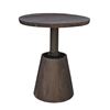 Image 1 : NEW LH - Bronx Bistro Crank Table - Vinegar Matte - Retails:  2,000.00 -  Dimensions: 36 x 36 x 42