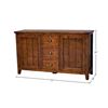 Image 4 : NEW LH - Irish Coast Large Sideboard - African Dusk - Retails:   1,999.00 - Dimensions(in): 61 x 18