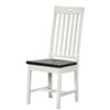 Image 1 : NEW LH -Irish Coast Slat Back Hand Hole Chair - Ink/Limestone - Retails:   419.00