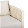 Image 4 : NEW LH - Ivory Coast Outdoor - Loveseat - Retails:   1,450.00 - Dimensions(in): 59.4 x 30.9 x 23.4