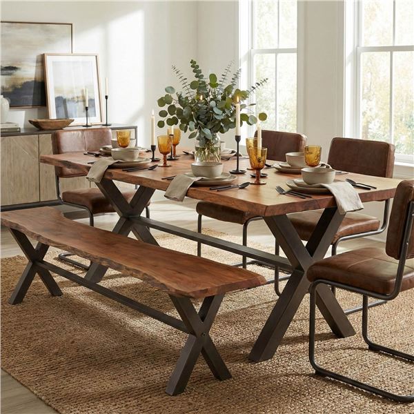 NEW LH - Restore Dining Table 82" - Retails:  2,800.00 - Dimensions(in):82 x 40 x 30