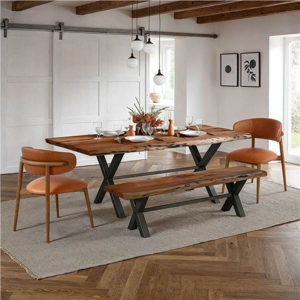 NEW LH - Restore Dining Table 70" - Retails: 2,500.00 - Dimensions(in):70 x 35 x 30