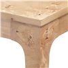 Image 2 : NEW LH  - Mappa Side Table - Light Burl - Retails:  560.00 - Dimensions(in):21.7 x 21.7 x 22