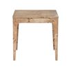 Image 5 : NEW LH  - Mappa Side Table - Light Burl - Retails:  560.00 - Dimensions(in):21.7 x 21.7 x 22