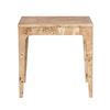 Image 6 : NEW LH  - Mappa Side Table - Light Burl - Retails:  560.00 - Dimensions(in):21.7 x 21.7 x 22