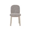 Image 4 : NEW LH  - Oasis Dining Chair - Greige w/ White Legs - Retails:   360.00