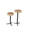 Image 1 : NEW LH - Organic Martini Tables (Set of 2) - Retails:  439.00 - Dimensions(in): Small: 10.5 x 10.5 x