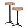 Image 5 : NEW LH - Organic Martini Tables (Set of 2) - Retails:  439.00 - Dimensions(in): Small: 10.5 x 10.5 x