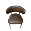 Image 1 : NEW LH - Milo Dining Chair - Mocha  - Retails: 800.00 - Dimensions (in):21.6 x 23.6 x 31.4
