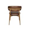 Image 5 : NEW LH - Milo Dining Chair - Mocha  - Retails: 800.00 - Dimensions (in):21.6 x 23.6 x 31.4