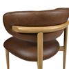 Image 9 : NEW LH - Milo Dining Chair - Mocha  - Retails: 800.00 - Dimensions (in):21.6 x 23.6 x 31.4