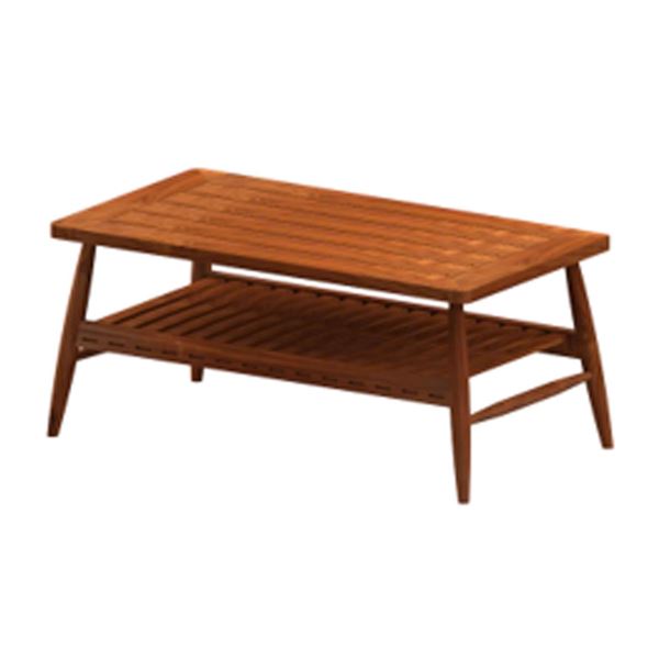 BNIB LH -Vineyard Outdoor - Rectangular Coffee Table with Wood Top - Retails: 899.00 - Dimensions (i