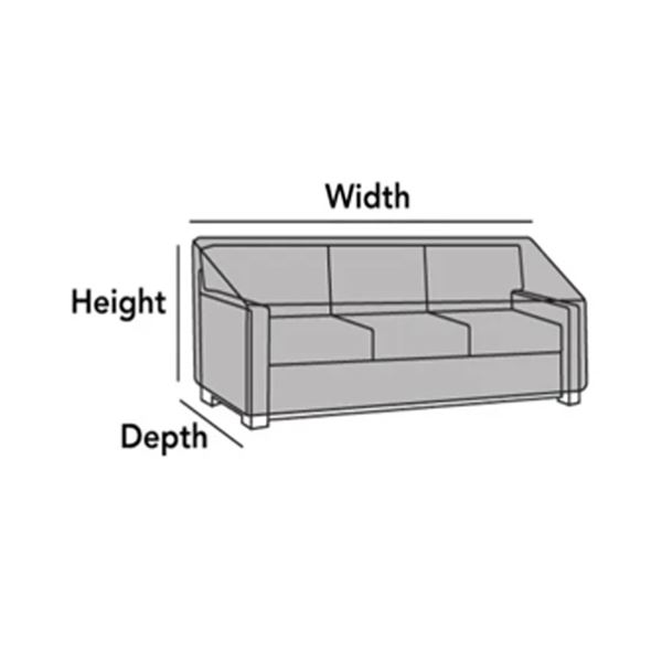 BNIB LH  - Vineyard Outdoor Cover Only - Loveseat - Retails: 135.00 - Dimensions(in): 65.8 x 33 x 36