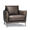 Image 1 : Stylus - BNIB Aldo Chair - Saddlebag Lead, RV: $3299 CAD, H34" x D39" x L36"
