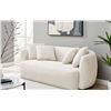 Image 2 : Stylus - BNIB Megan Sofa - Nestle Milk, RV: $1889 CAD, H31" x W86" x D38"