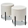 Image 1 : Stylus - BNIB 1 Pcs Peggy Ottoman - Flipside Moon, RV: $399 CAD, H18" x Dia 15"