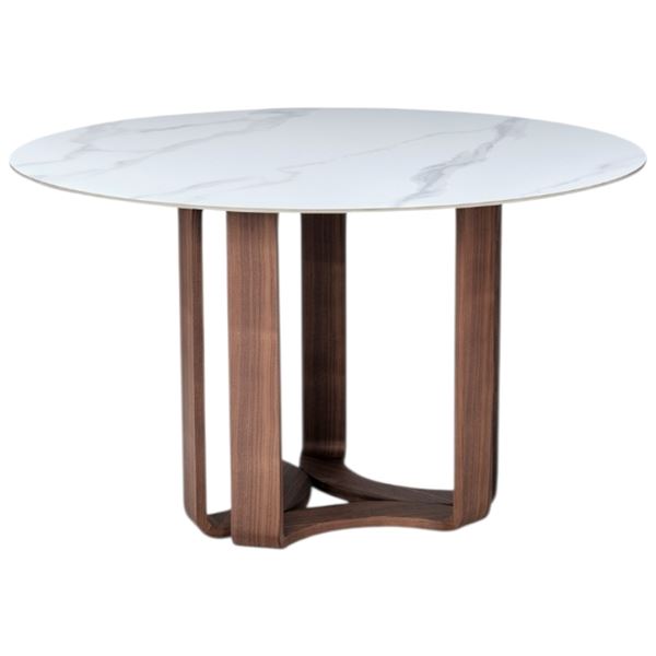 Stylus - New Bosa Table - Marble Finish Top, H30" x 50" x 50" (without box)