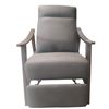 Image 1 : Stylus - New Vern Pushback Chair - Grandview Charcoal, H41" x W28" x D36"  (store display item witho
