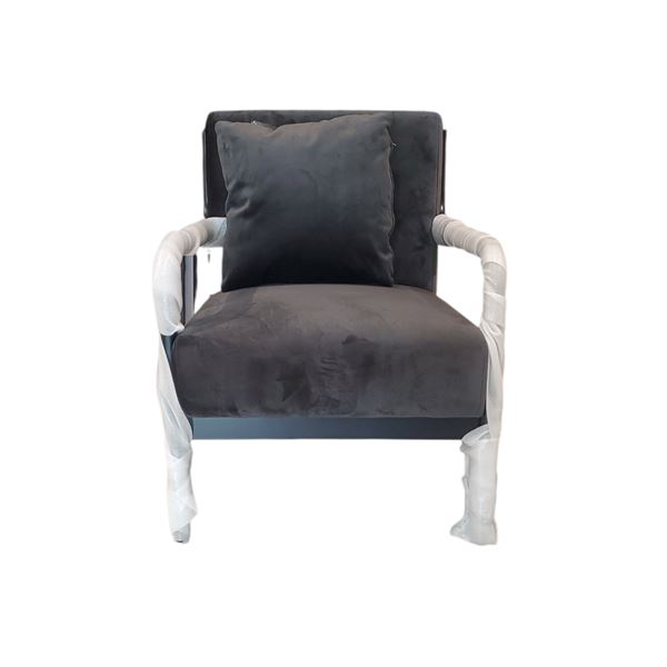 Stylus - New Curt Chair - Nova Charcoal, H32" x W26" x D31" (store display item without box)