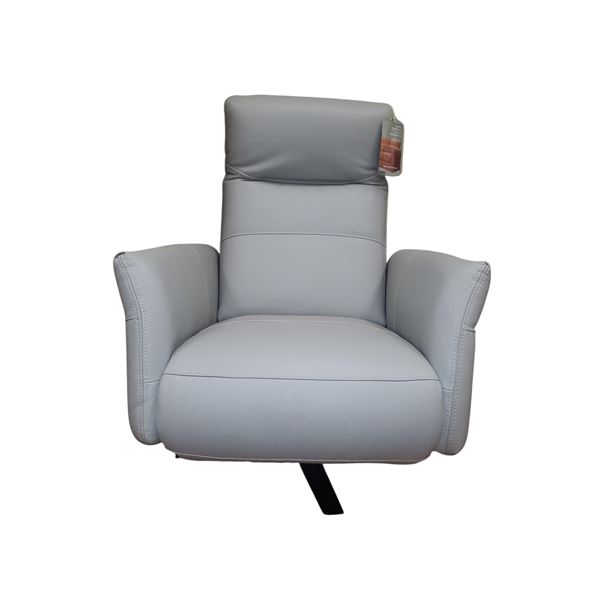 Stylus - New Nova Power Recliner - Foca Grey, H42" x W28" x D33" (store display item without box)