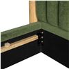 Image 1 : Moe's Collection-Nina Queen Bed (Complete) -  Forest Green