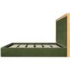 Image 3 : Moe's Collection-Nina Queen Bed (Complete) -  Forest Green
