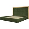Image 5 : Moe's Collection-Nina Queen Bed (Complete) -  Forest Green